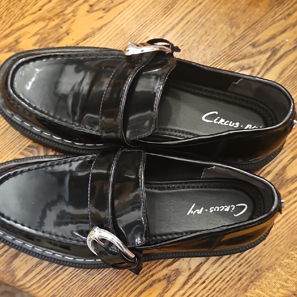 Circus by Sam Edelman Black Loafers Slip-Ons
